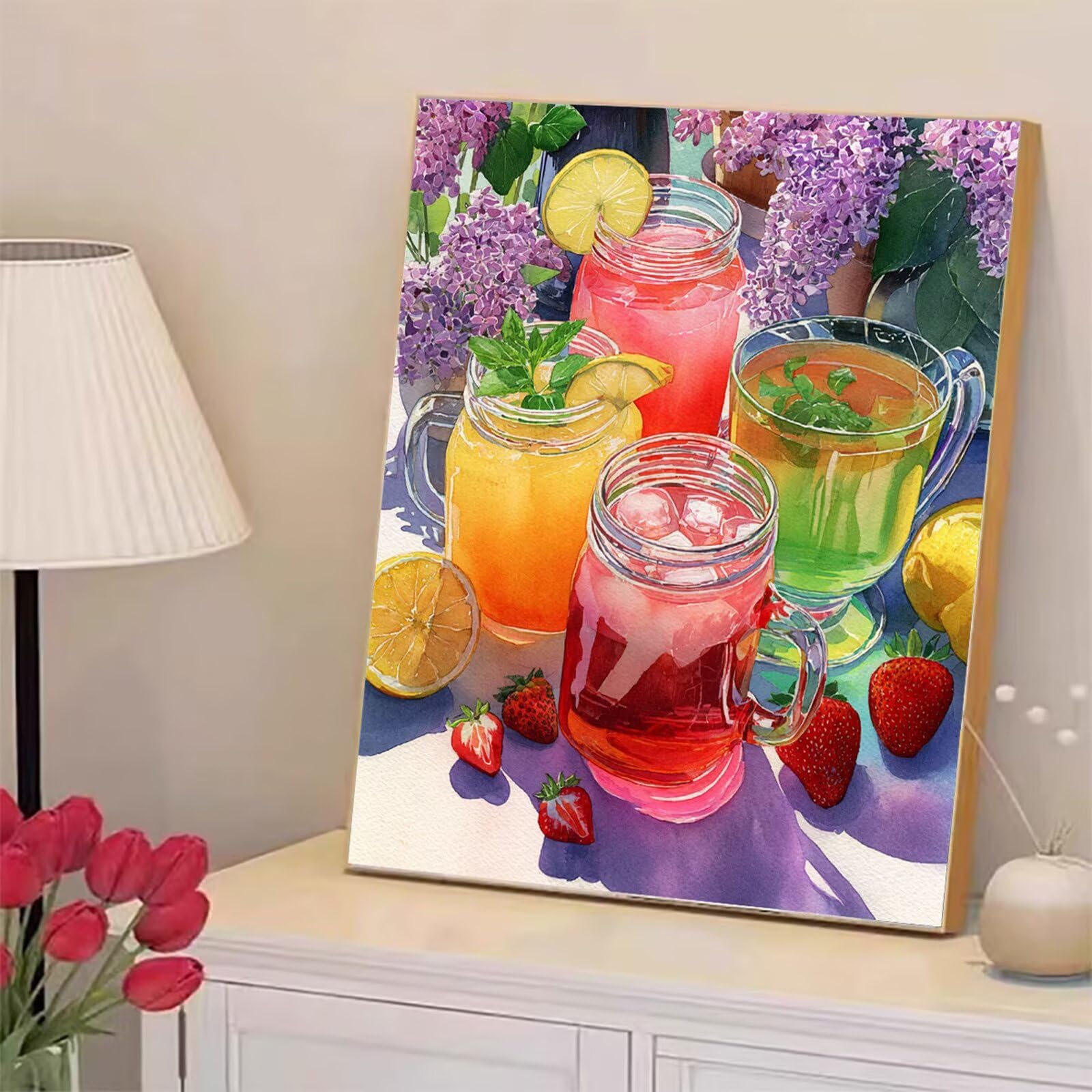 Kompletny zestaw do malowania diamentowego dla dorosłych, 5D diamentowa sztuka kryształowa sztuka, 60 x 90 cm DIY kryształowa mozaika z kryształem górskim na płótnie do dekoracji domu i relaksu