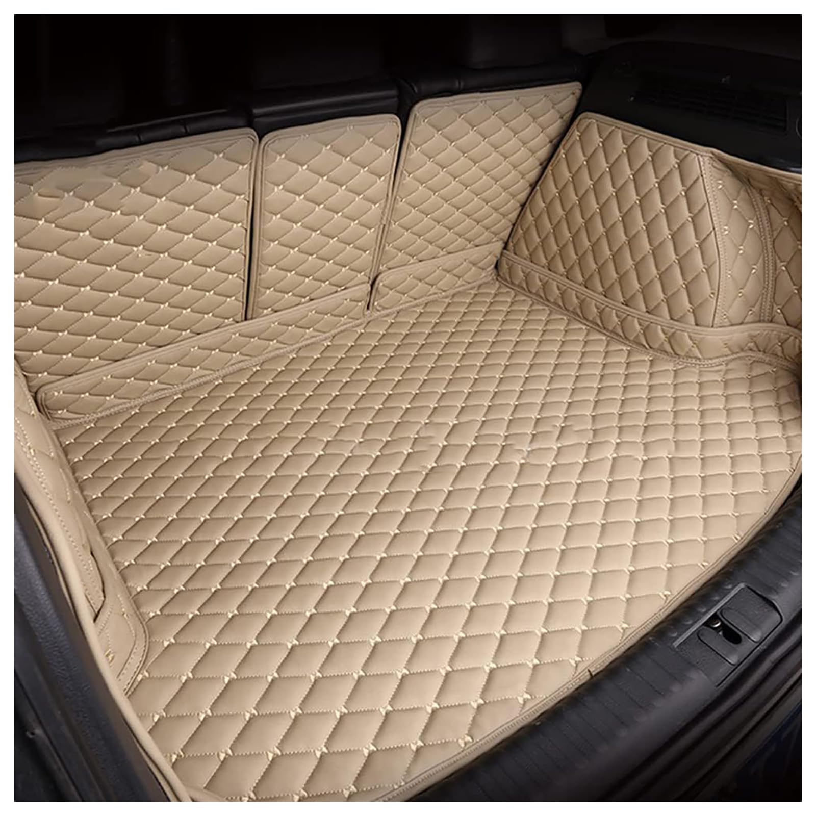 volledige dekking Lederen kofferbakmat, voor BMW iX1 2023 waterdichte anti- kras antislip Cargo Tray Protector Liners,A