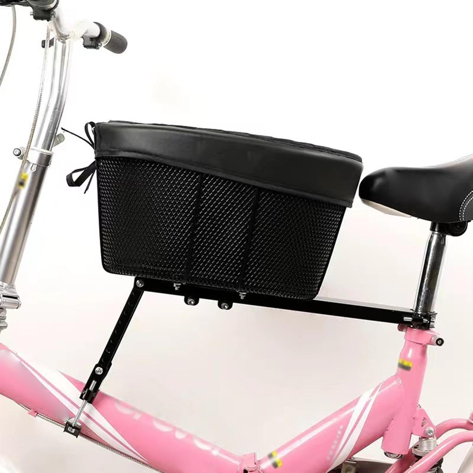 Borsa da trasporto per bicicletta con ventilazione per animali domestici, per viaggiare con animali domestici e generi alimentari durante le attività ciclistiche.