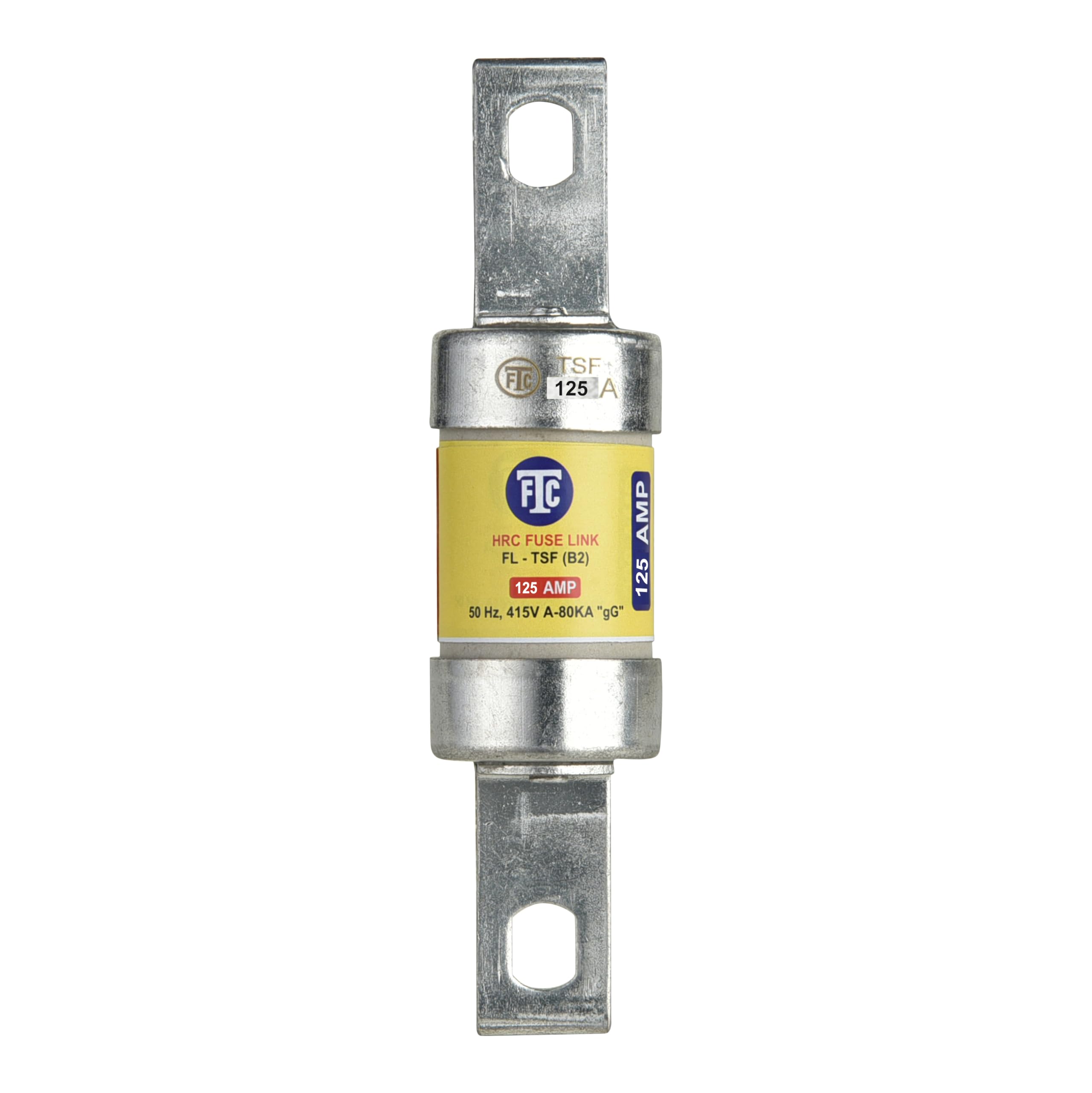 FTC - HRC FUSELINK 125AMP CENTER TAG, 415V AC PACK OF - 3 PCS-image-20