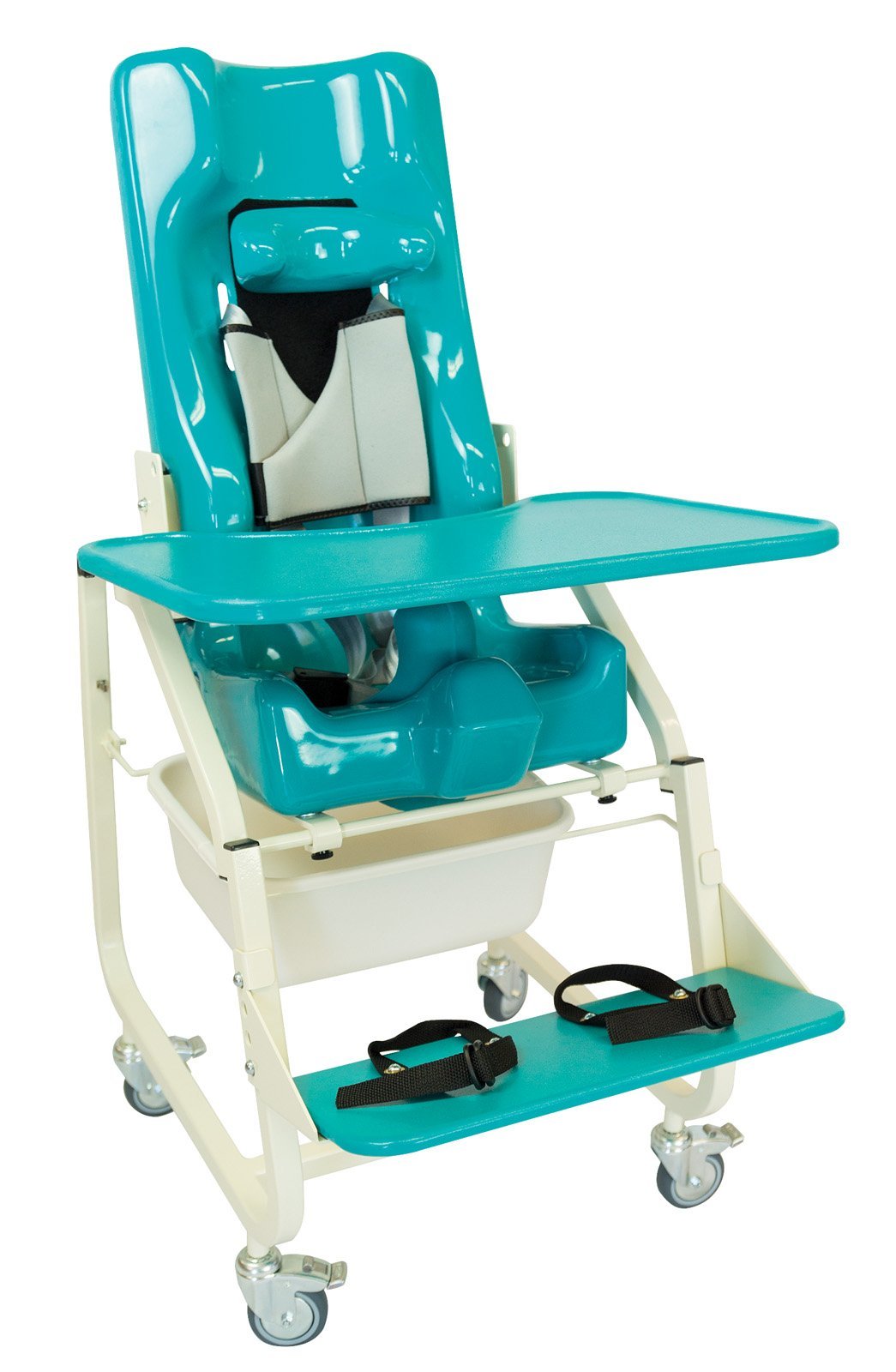 TumbleForms Carrie Potty Seat Junior Adjustable Toileting Aid for Children Splash Guard with Tray Harness