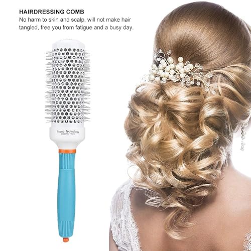 Miniatura 2 de GOTOTOP Cepillo de pelo redondo con aceite marroquí - Rodillo de tubo de aluminio y herramienta de peinado