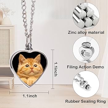 Pet Cremation Ashes Urn Metal Memorial Keepsake Ca... U2013 Grandado