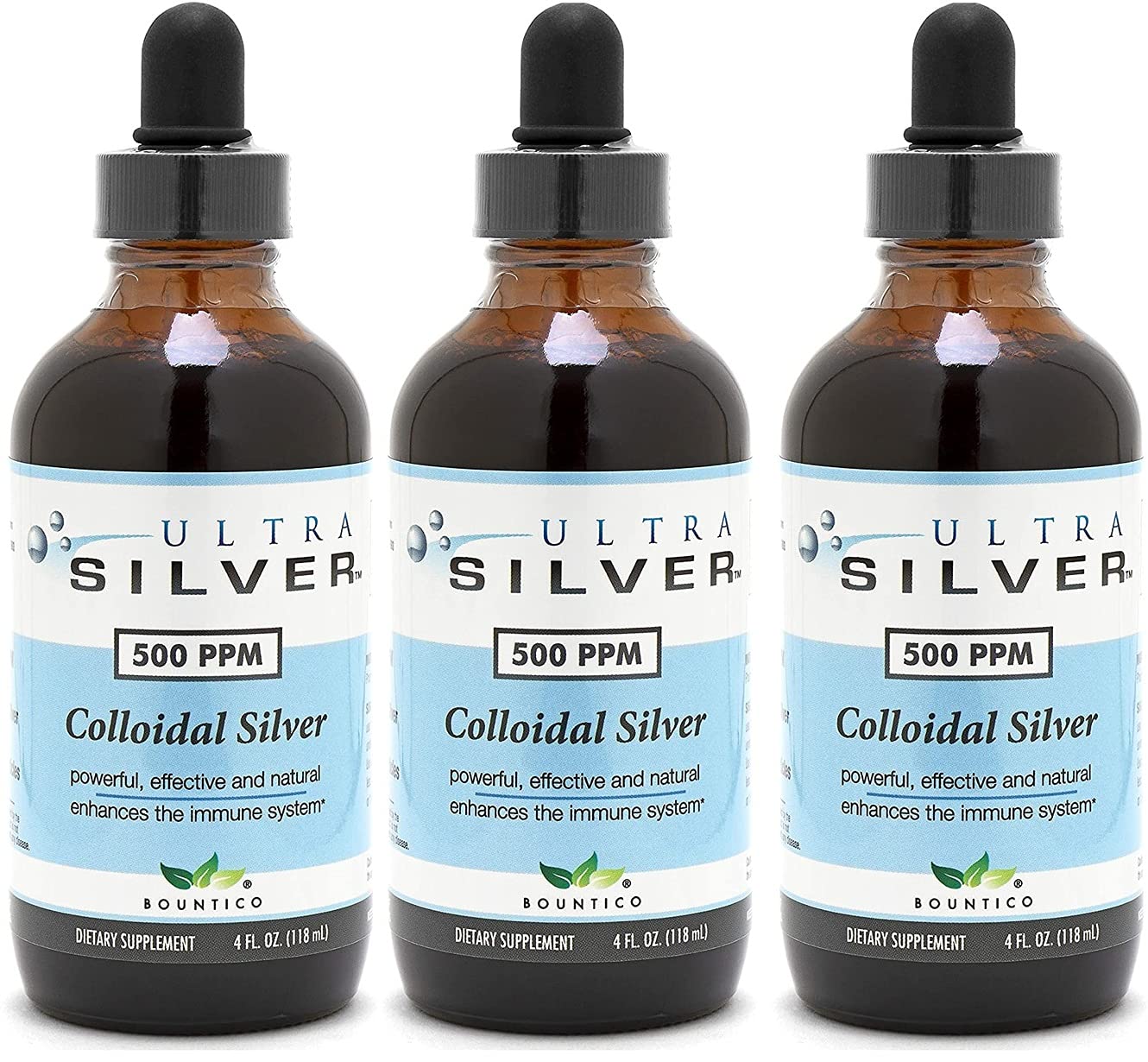Ultra Silver 500 PPM 4 Ounce - 3 Pack
