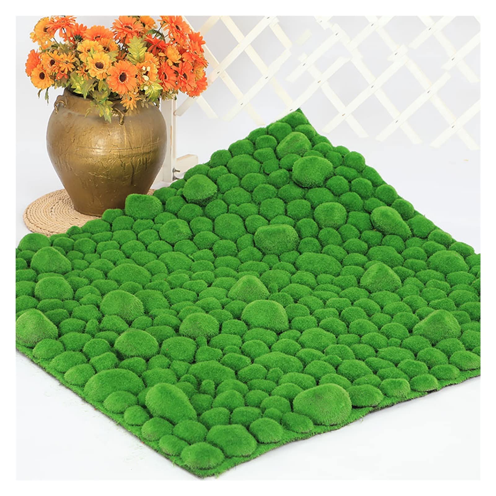 Pelouse en mousse durable 1x1m couleur B tapis de verdure robuste