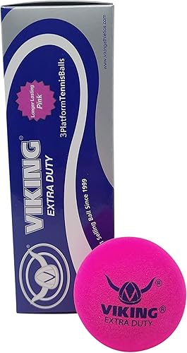 Miniatura 1 de Viking Pelotas de tenis con plataforma extra Duty (manga de 3) - Rosa