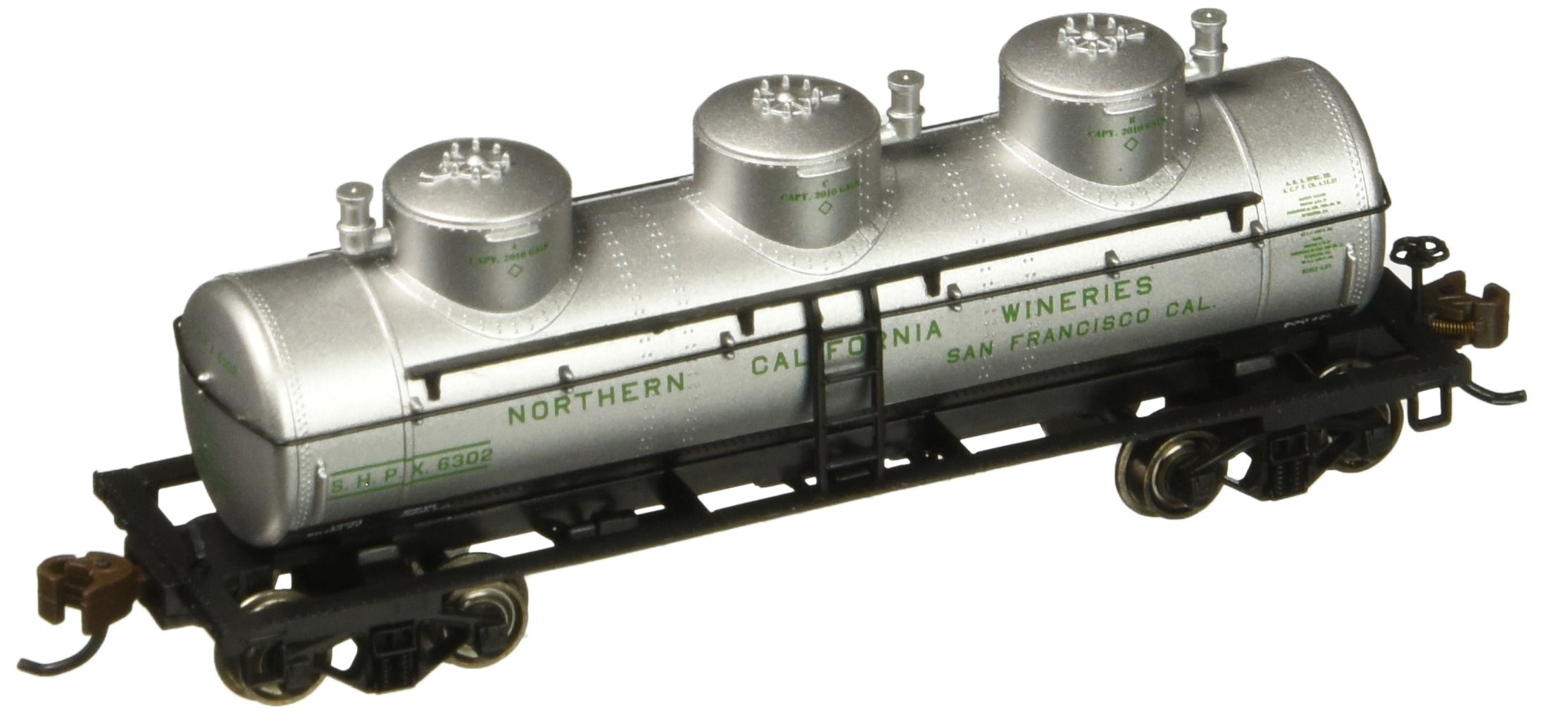 Bachmann Industries 3 kopuła czołg północnej Kalifornii winiarni samochód, waga N