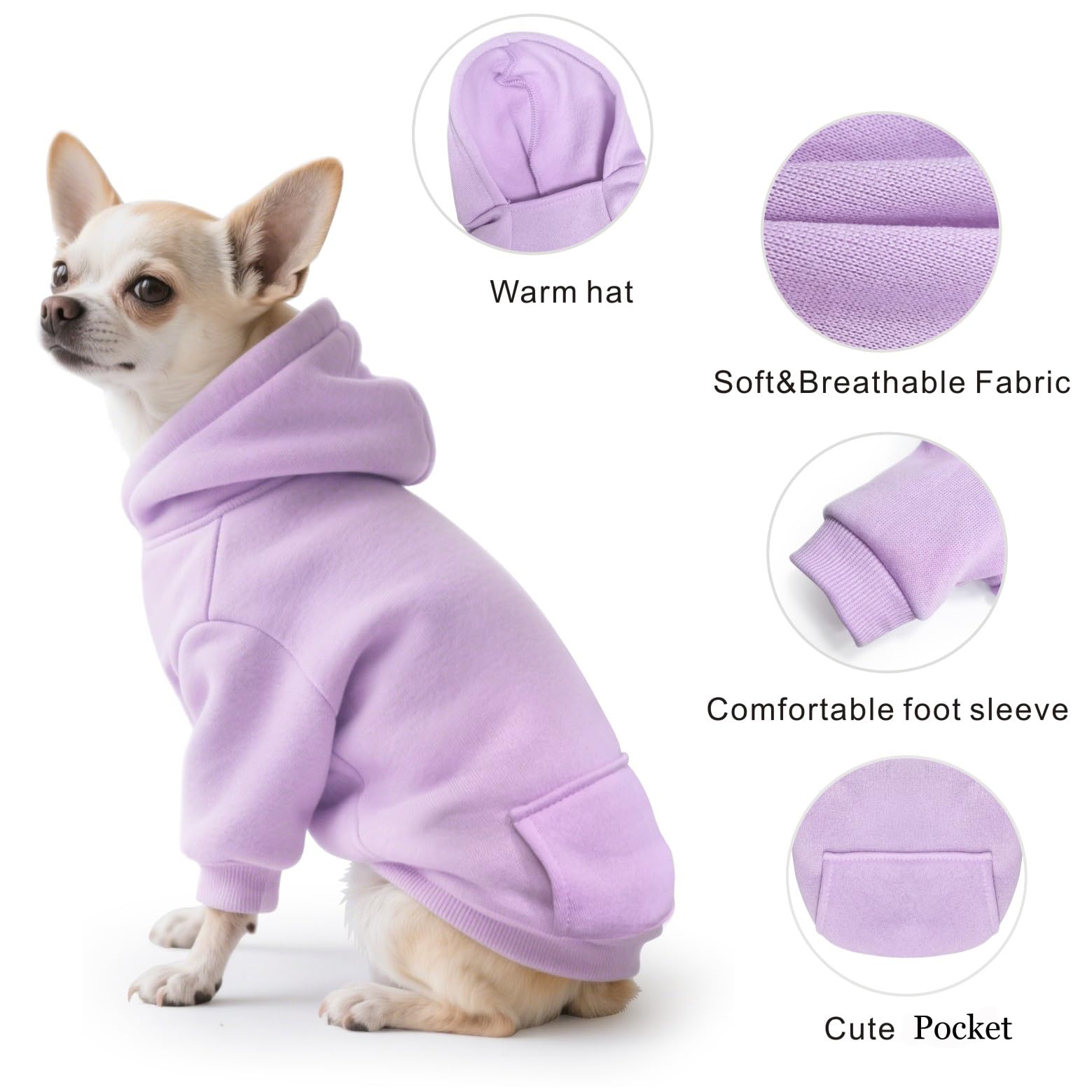 Amazon | Idepet ペット 犬 パーカー 犬 服 小型犬 ベスト チワワ 服