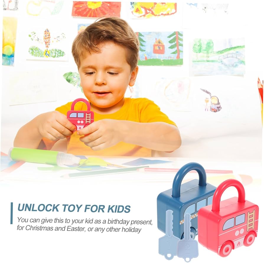 子供のおもちゃ Amazon | ロック 鍵 おもちゃ こども 車 おもちゃ 学習 ロック 鍵付き