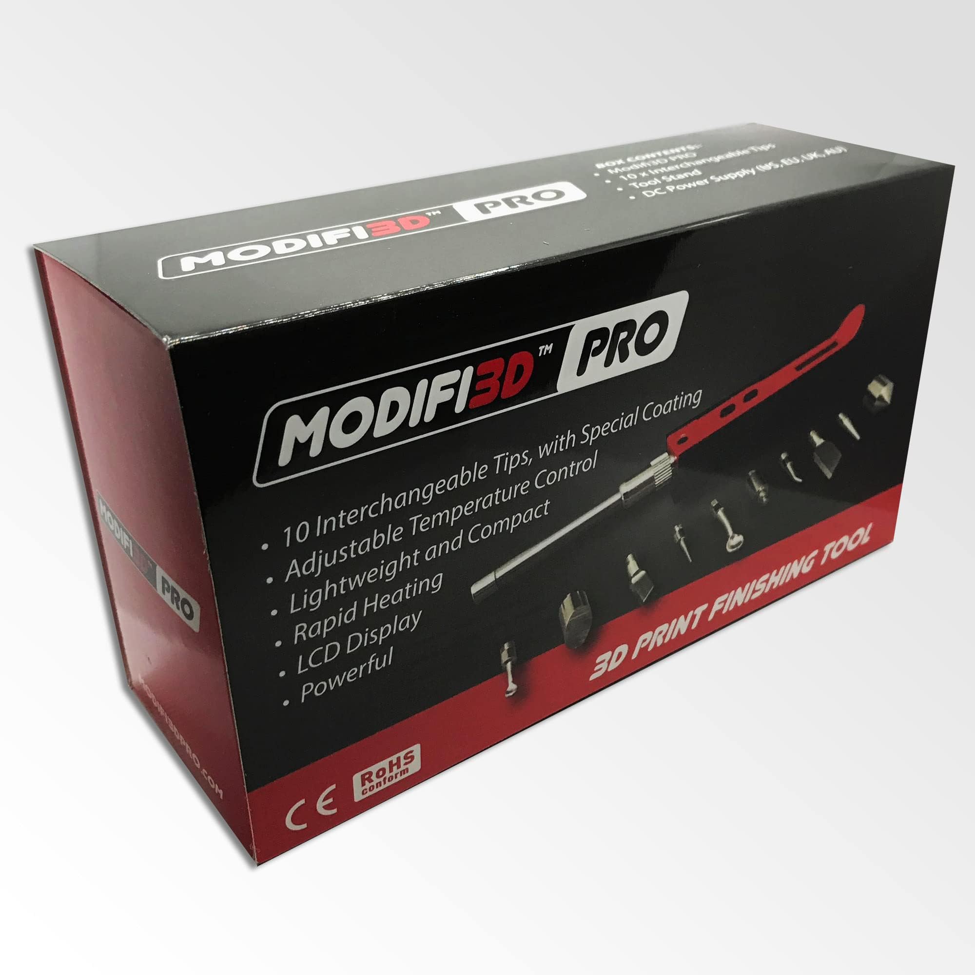 Modifi3D Pro : 3D Print Finishing Tool - Including 10 Tips, Temperature Control, 29mm x 17mm x 100mm
