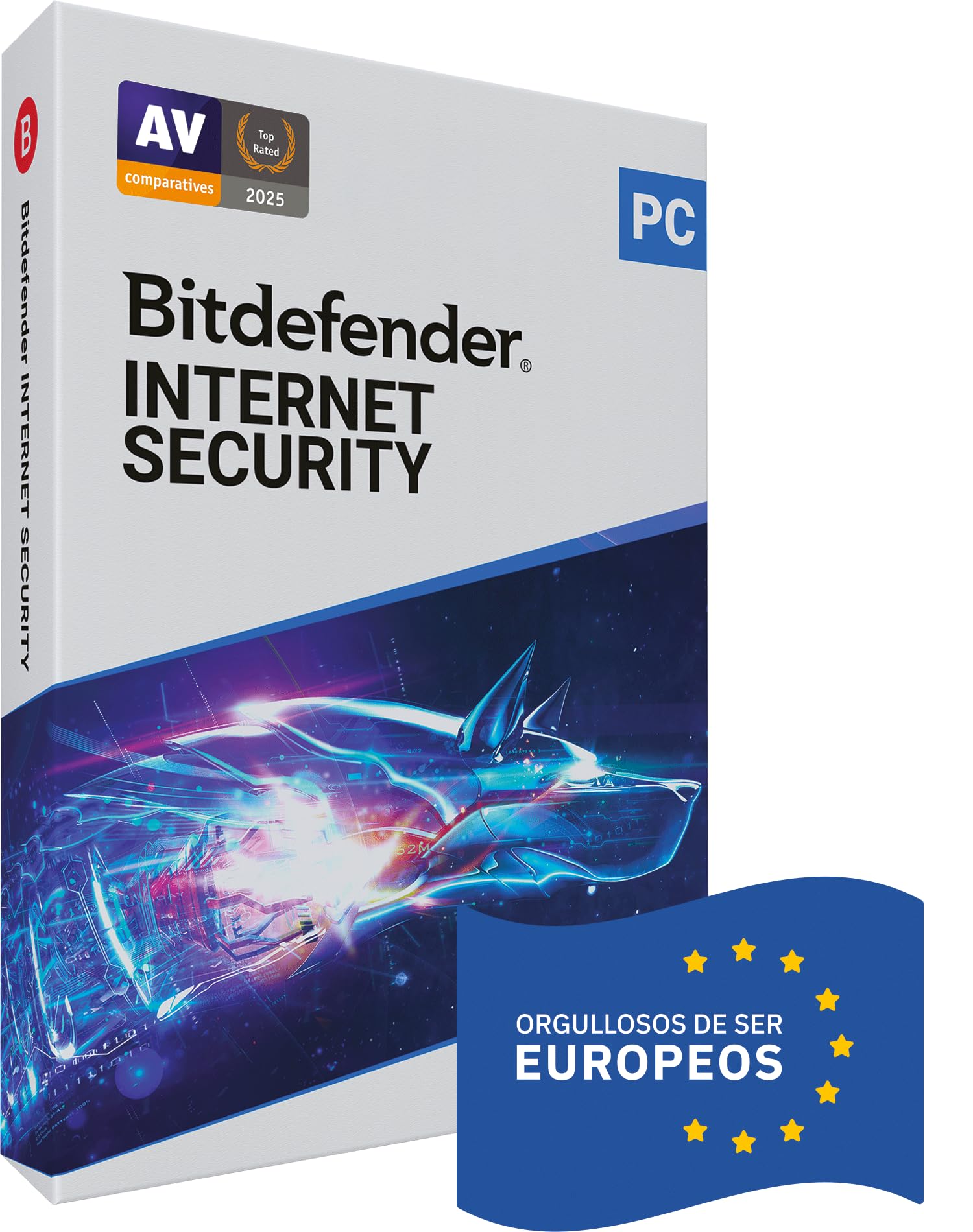 Bitdefender Internet Security | 3 dispositivos | 2 años | PC | Código de activación enviado por correo postal