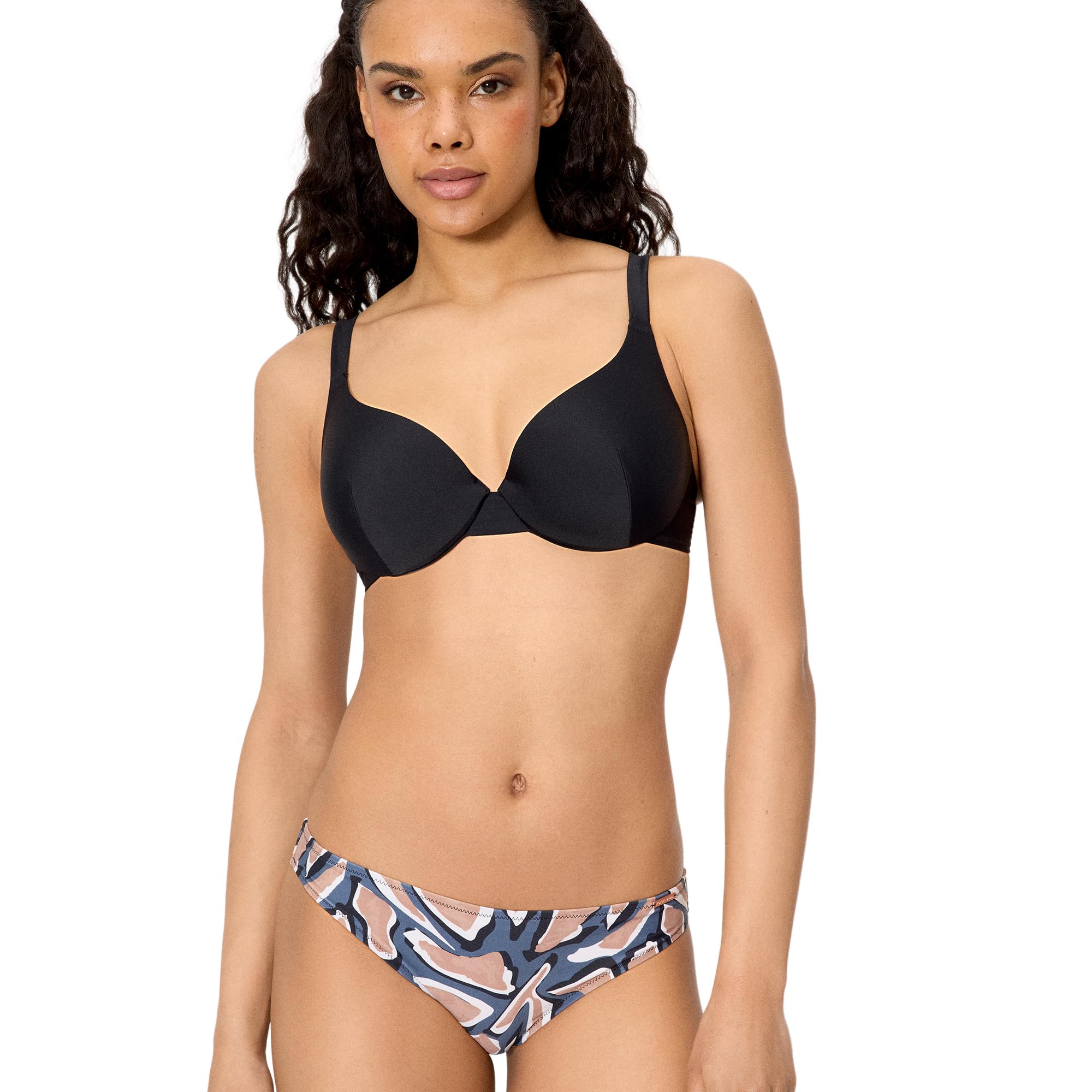 YSABEL MORA. Top Bikini con Aro Copa B. Top Bikini con Aro Y Relleno con Tirantes Anchos Regulables. Colección Beach.