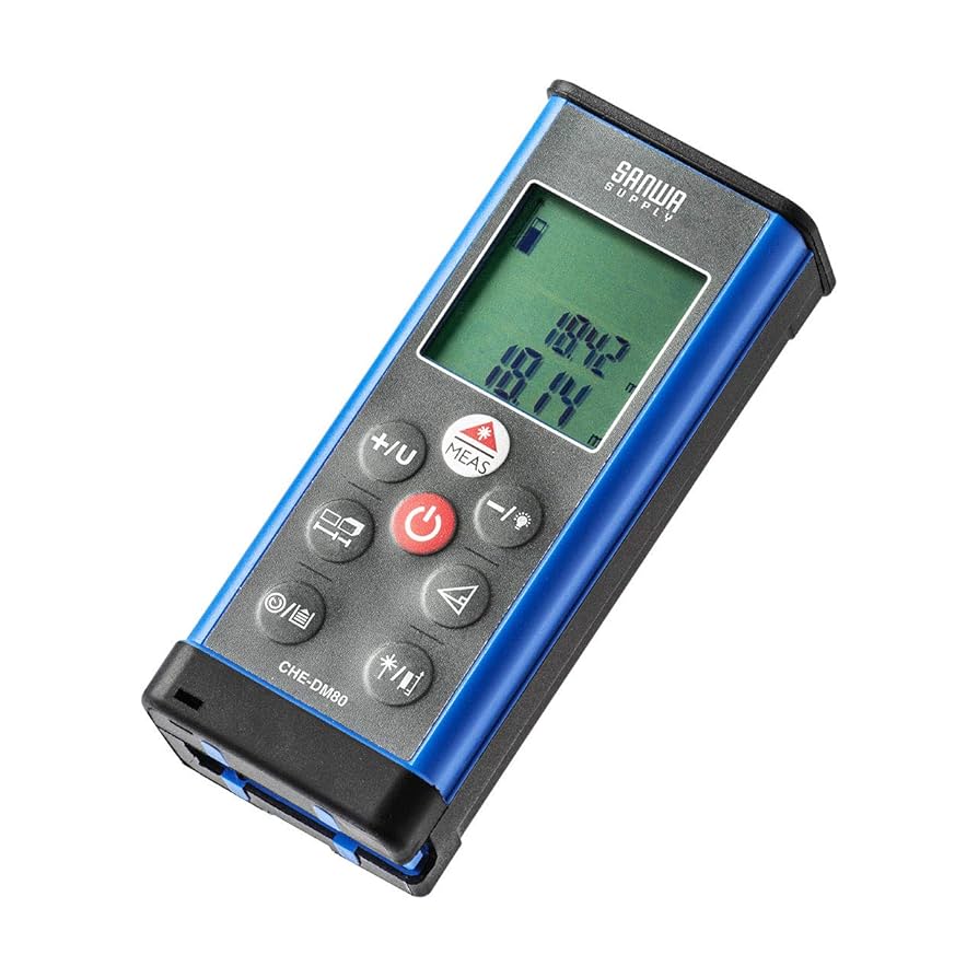 レーザー 距離測定機 Amazon | サンワサプライ レーザー距離計 CHE-DM80