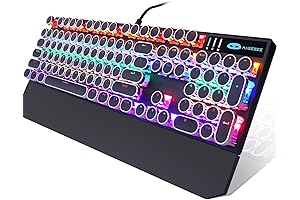 Camiysn Typewriter Mechanical Gaming Keyboard: The Ultimate Steampunk Style Typing Experience