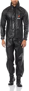 Conjunto Capa de chuva Motoqueiro Tamanho P PVC 0,28mm Combate Com Gola Masculino Preto Pioneira - 2900-M-PRE-P