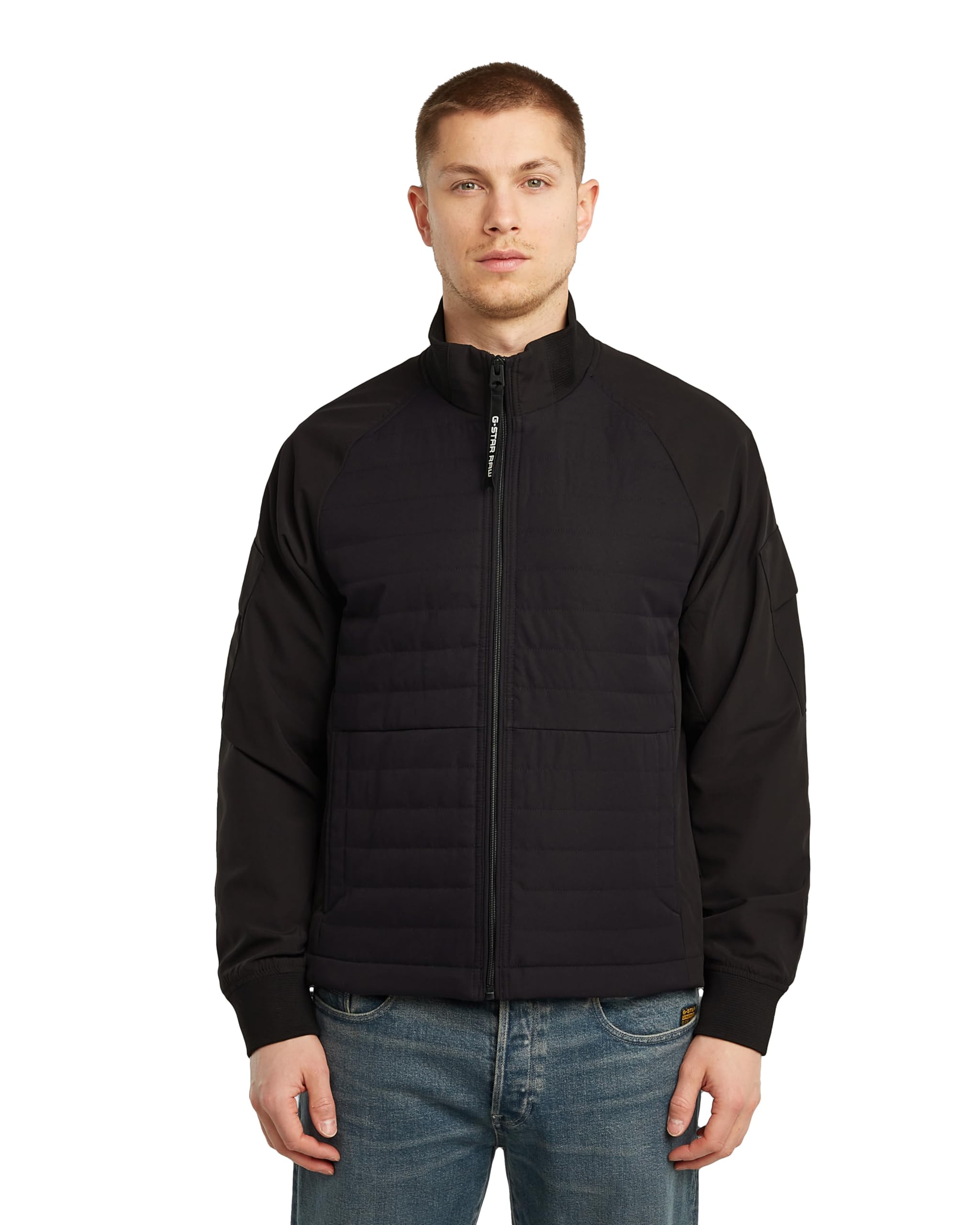 G-Star Men's Black (Dk Black D26175-D517-6484) Track Overshirt, S