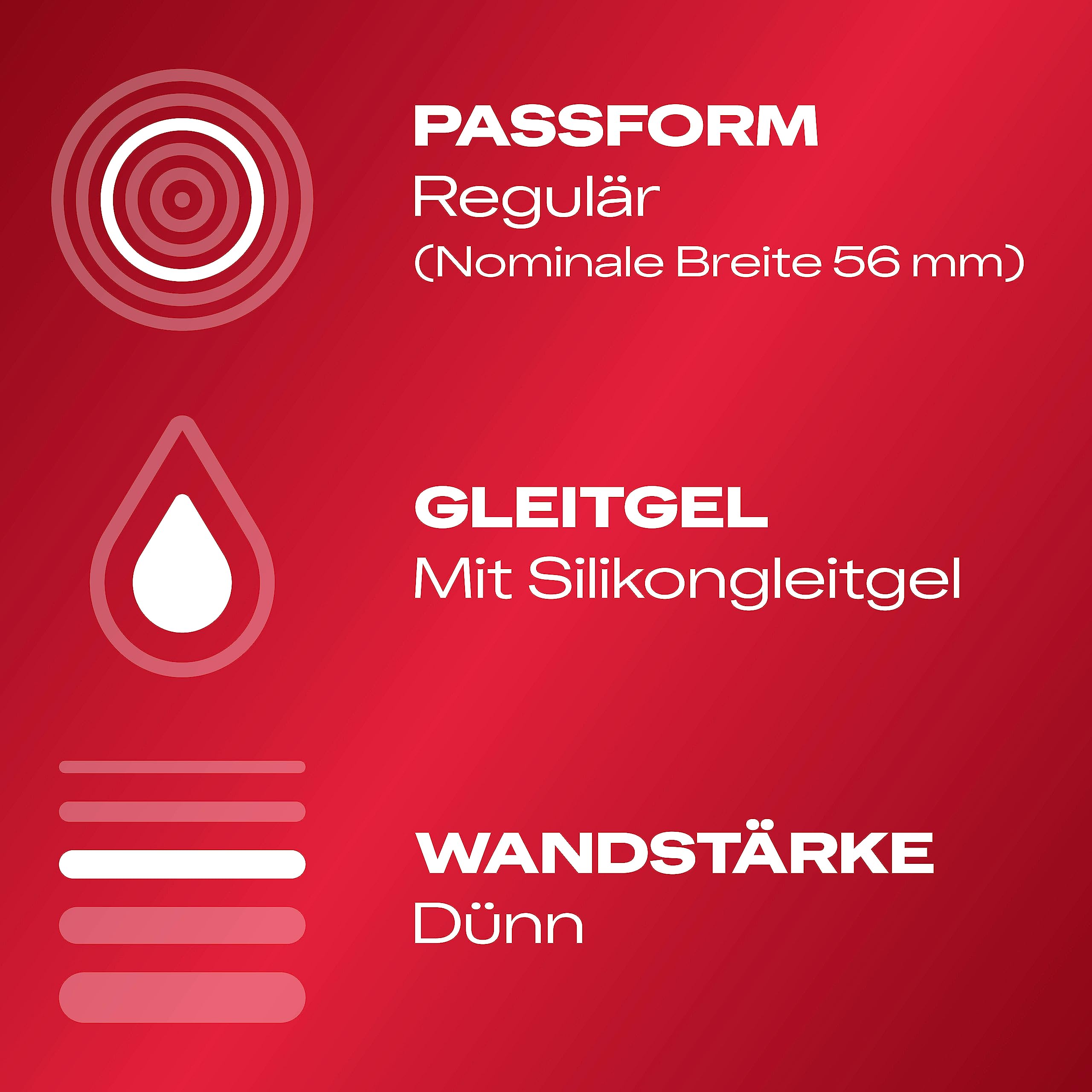 Durex Gefühlsecht Classic Kondome – 100 Hauchzarte Kondome für intensives Empfinden und innige Zweisamkeit - 5 x 20 Stück