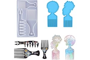 Comb Silicone Mold - African Afro Comb Resin Molds
