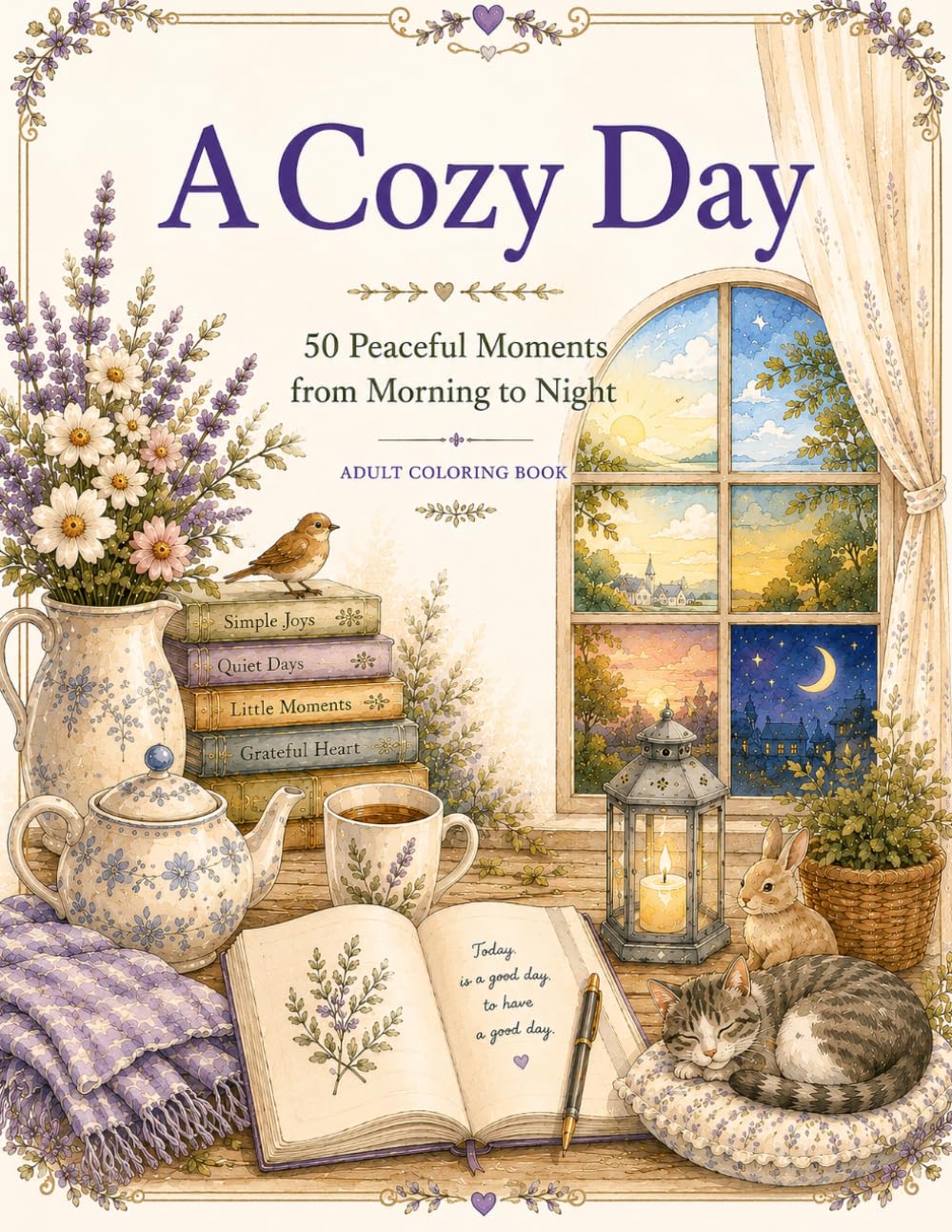 A Cozy Day: 50 Peaceful Moments from Morning to Night