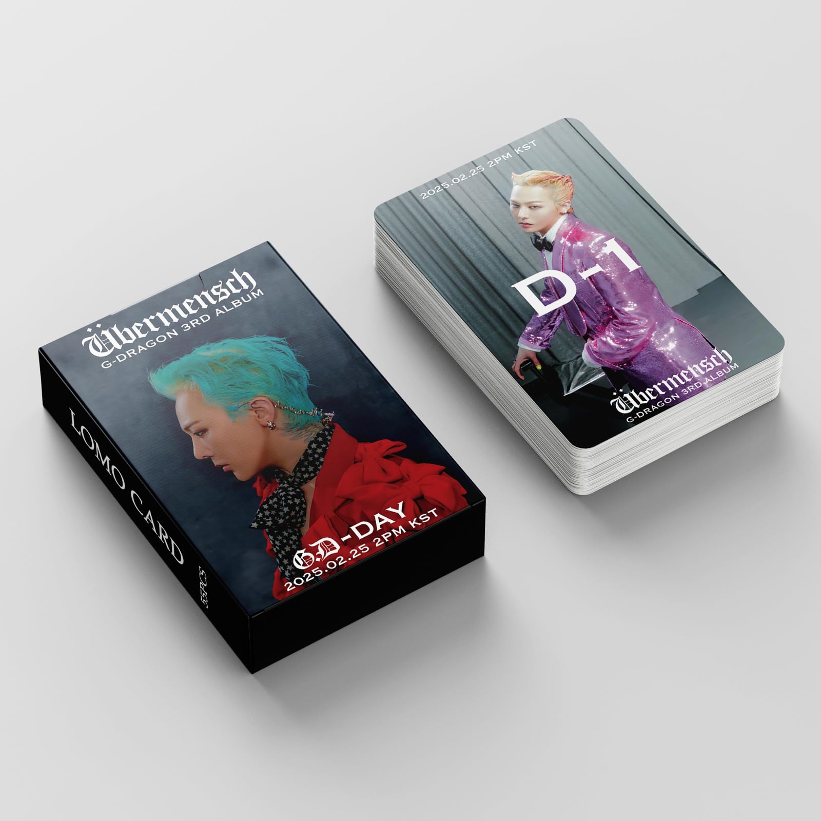 haianallo 55 PCS Bigbang Kpop G-Dragon Album Übermensch Merch