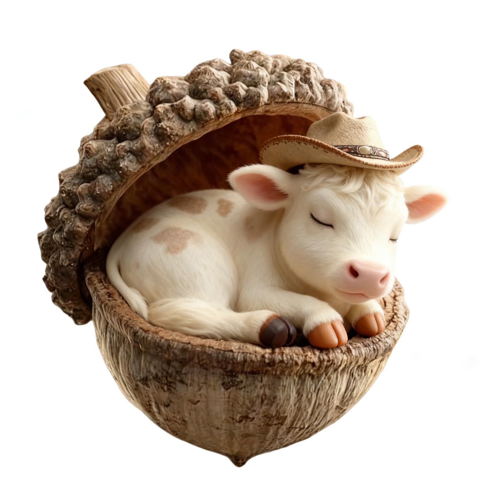 2D Acrylic Chritmas Highlands Cow Decors Funny Christmas Ornament Christmas Tree Hanging Decorations Cow Lover Outdoor Tree Decorations Hanging Xmases