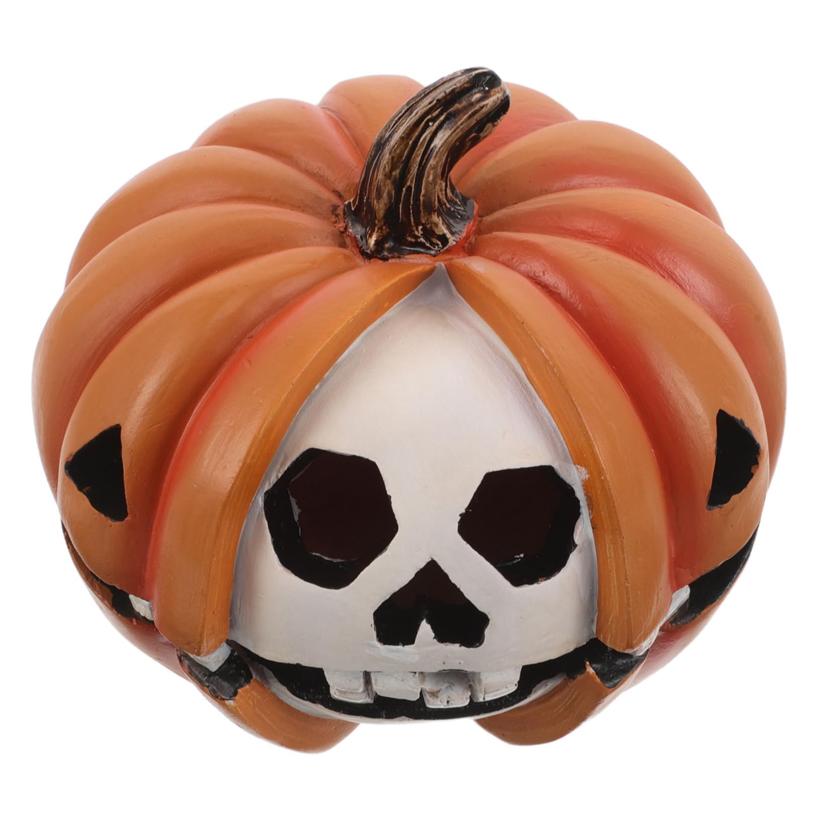 PRETYZOOM 3 Piezas Esqueleto De Calabaza De Halloween De Calabaza Halloween Figura Fantasma y Adorno De Esqueleto Decoración De La Fiesta del Cráneo Resina