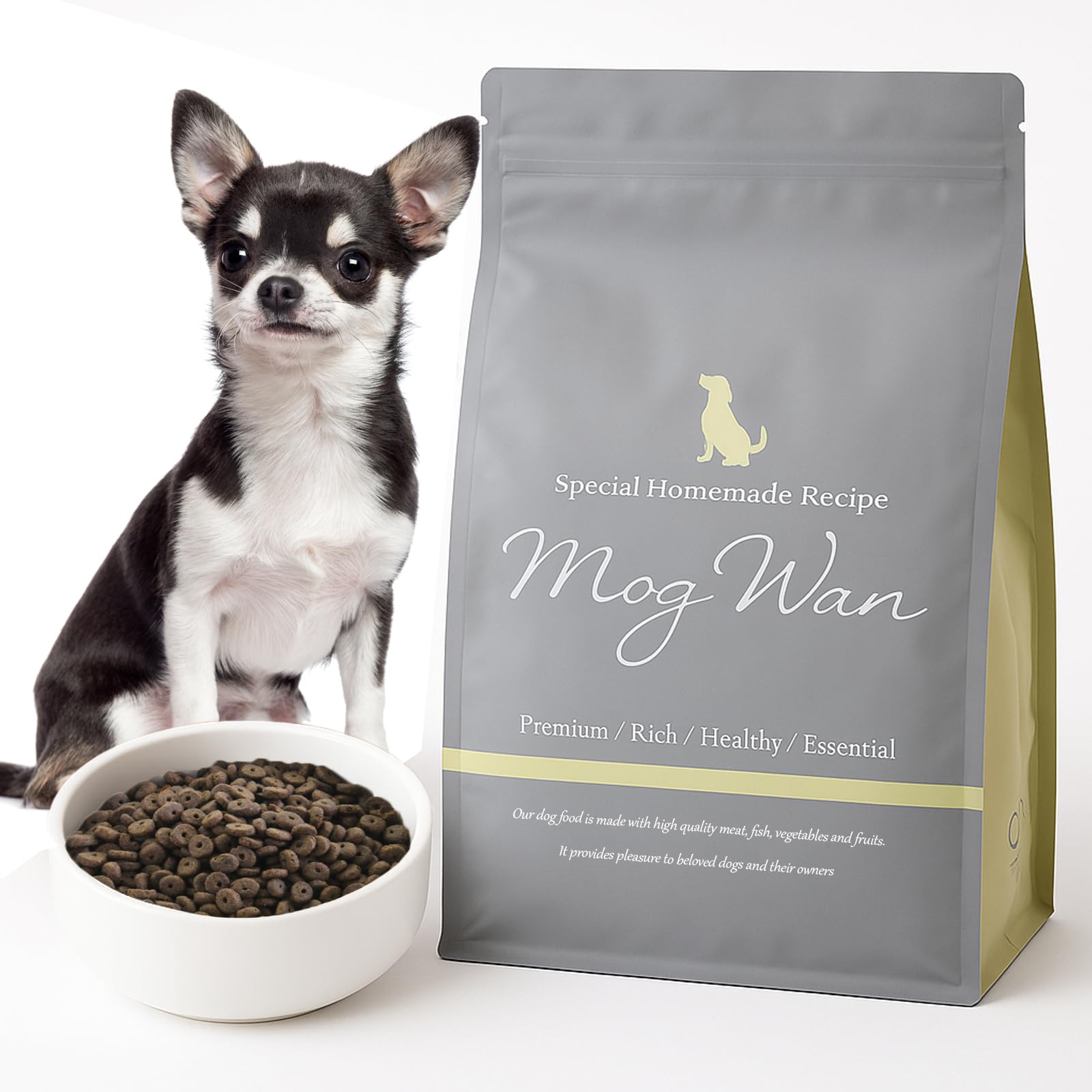 Mog Wan Special made Recipe ドッグフード Amazon.co.jp: Mog Wan Dog Food, Chicken & Salmon, 4.0 lbs