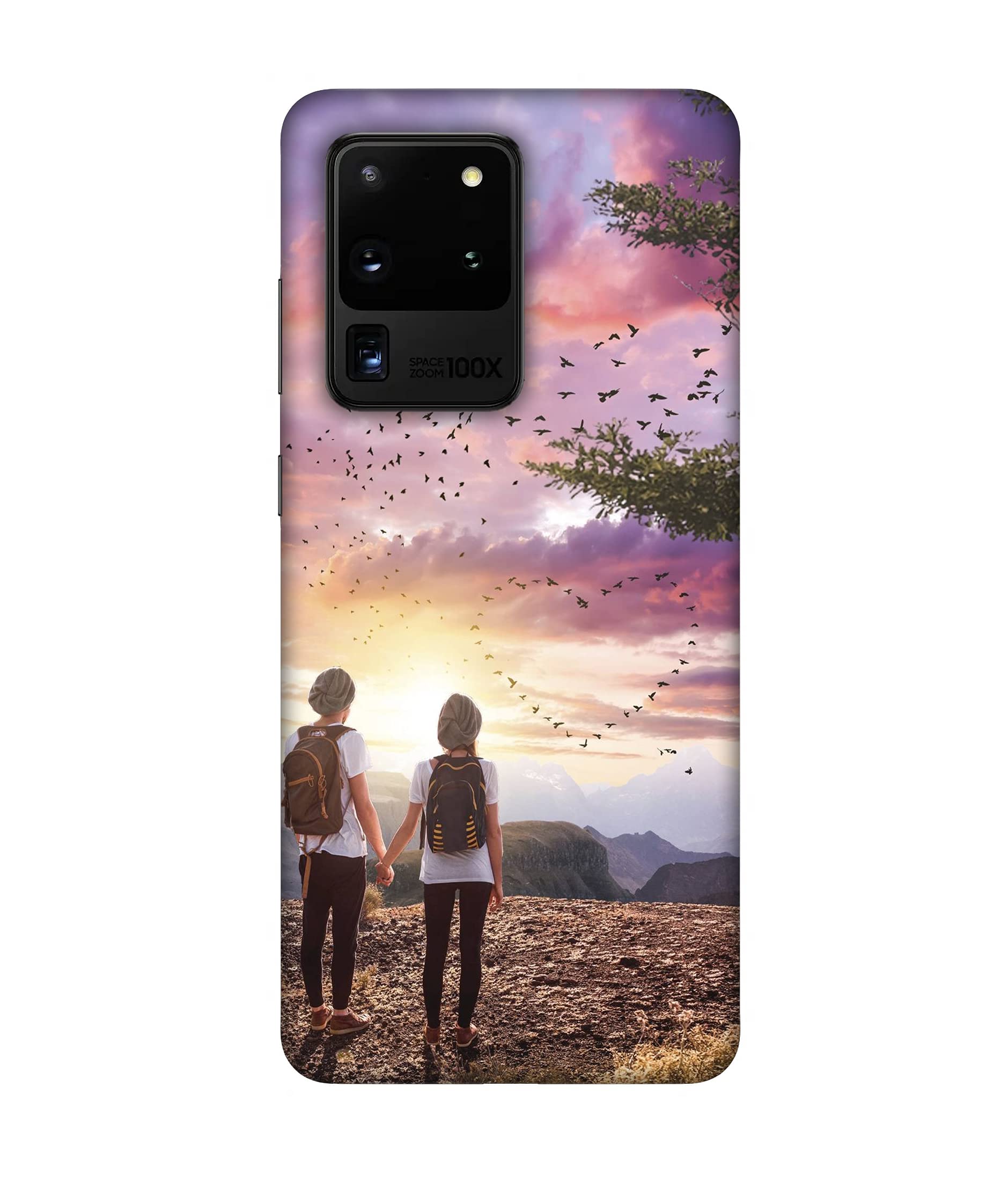 Coolet Cute Couples Neture Background | Design Printed Hard Back Case and Cover for Samsung Galaxy S20 Ultra/Samsung Galaxy S20 Ultra 5G Stylish Cover for Your Smartphone