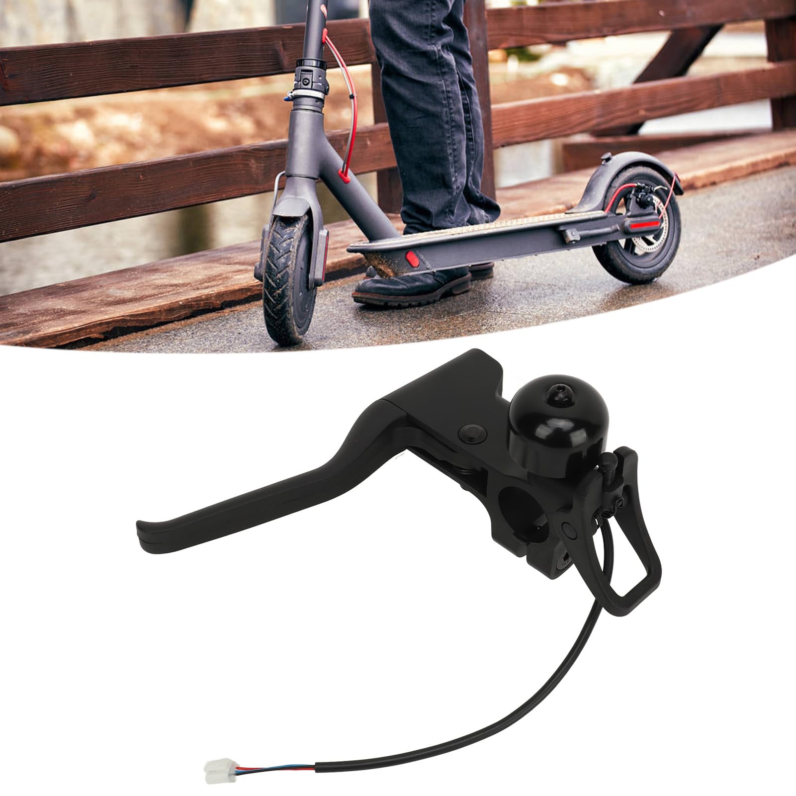 BuyWeek Leva Freno Scooter Elettrico per Xiaomi 4 PRO, Leva della Maniglia del Freno in Lega di Alluminio Leve Freno per Monopattino Elettrico