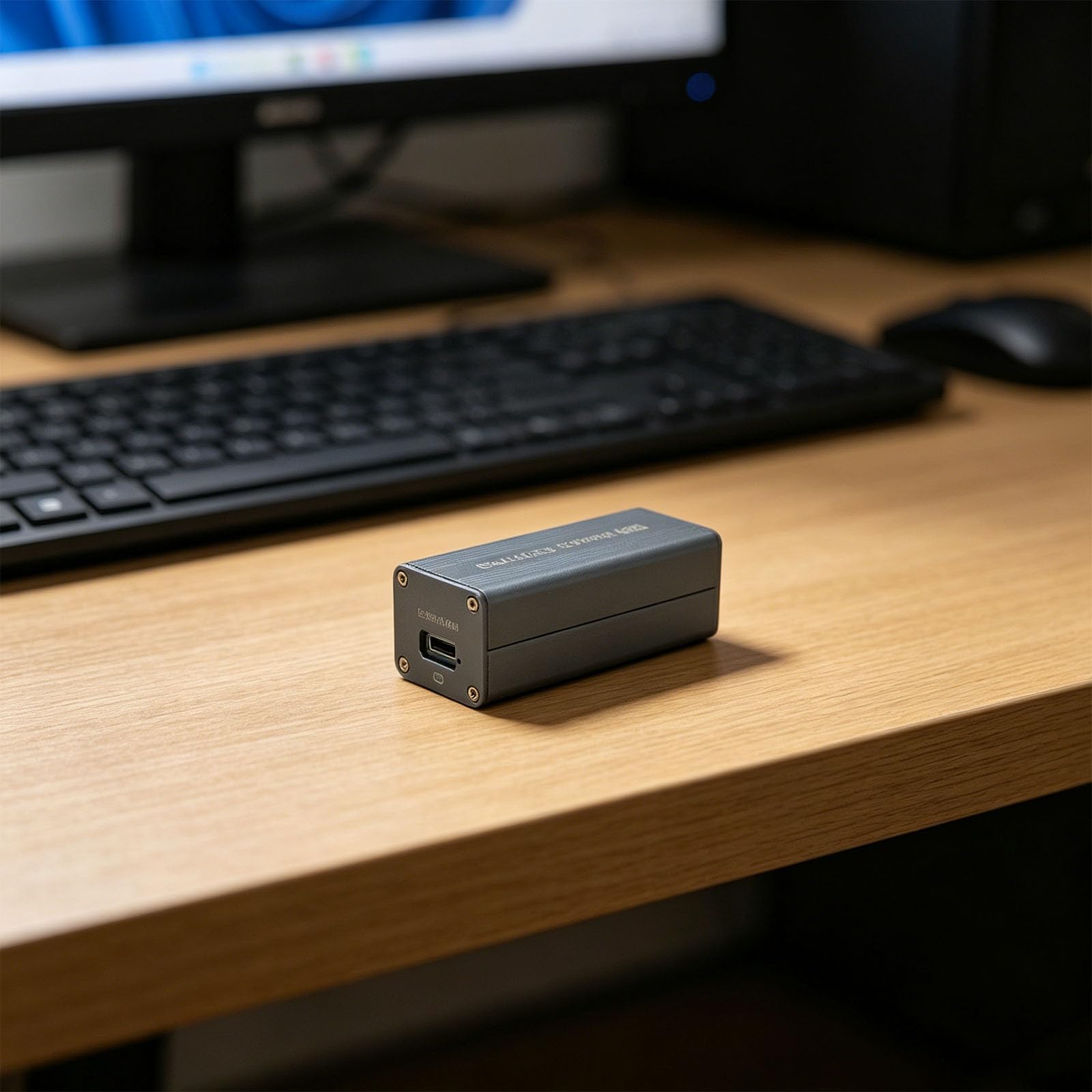 Dongle Ethernet USB C con corpo compatto da 7, 9 X 3, 1 X 2, 9 cm