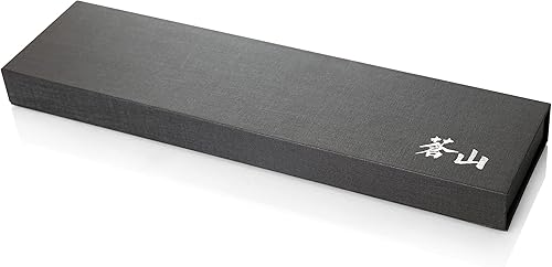 Miniatura 9 de Cangshan Z Series 62731 X-7 Cuchillo de chef forjado de acero Damasco con funda de nogal, 8 pulgadas