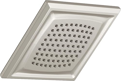 Miniatura 3 de American Standard 1660516.295 Town Square S - Cabezal de ducha fijo con 2,5 GPM, níquel cepillado cepillado níquel,Cromo pulido,Níquel