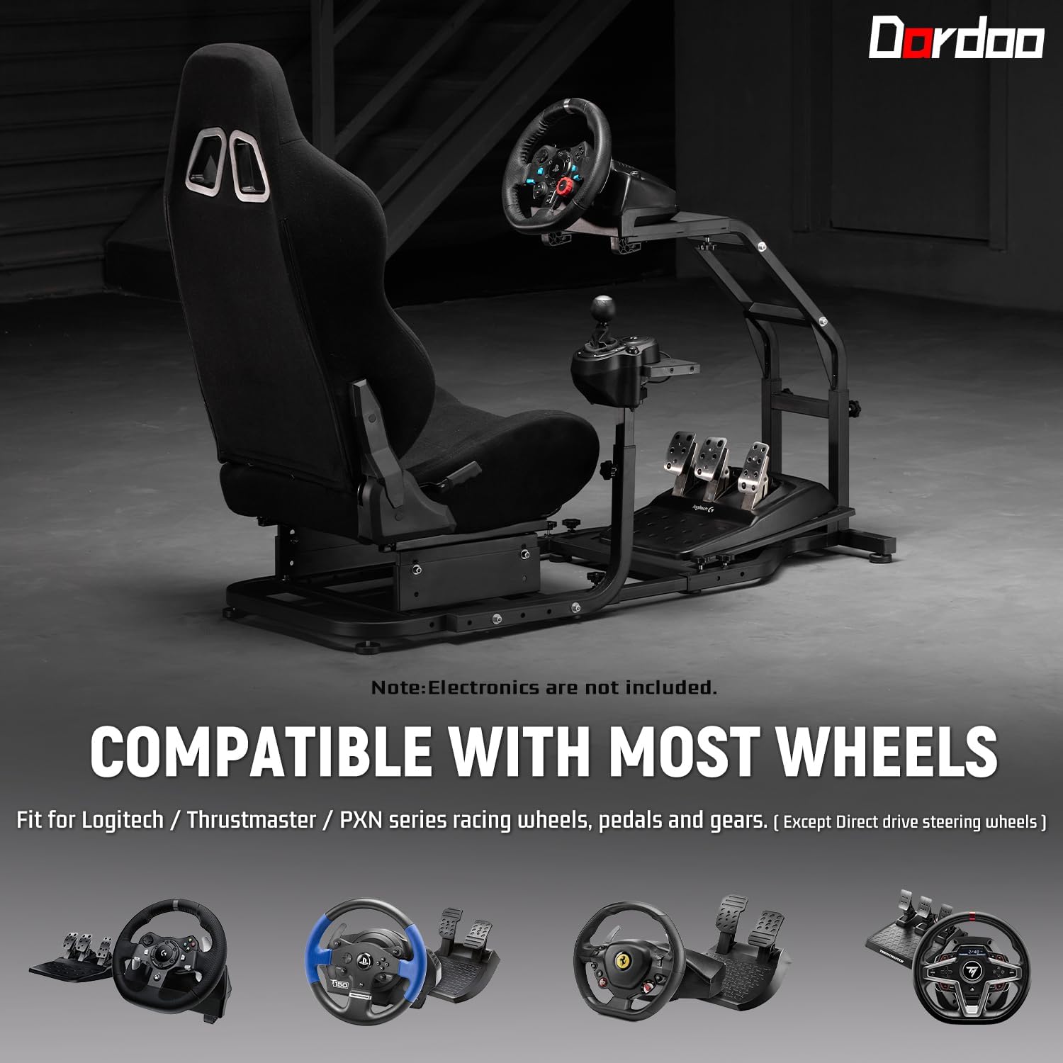 Amazon.com: Dardoo G29 Racing Simulator Cockpit with Adjustable 