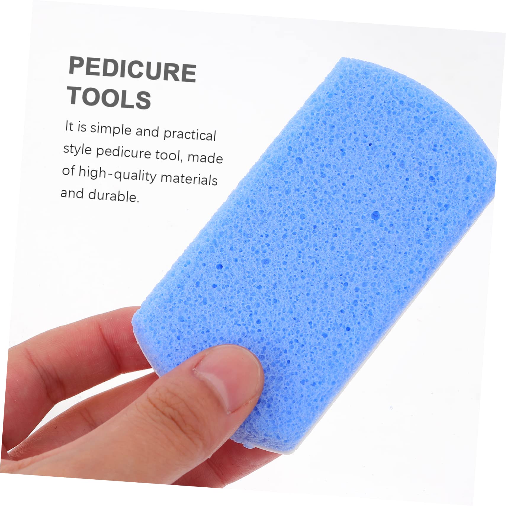 Beatifufu 2sets Foot File Remover Pedicure Tools Set Foot Exfoliating Stone Massaging Rasp Home Pedicure Kit 4pcs*2