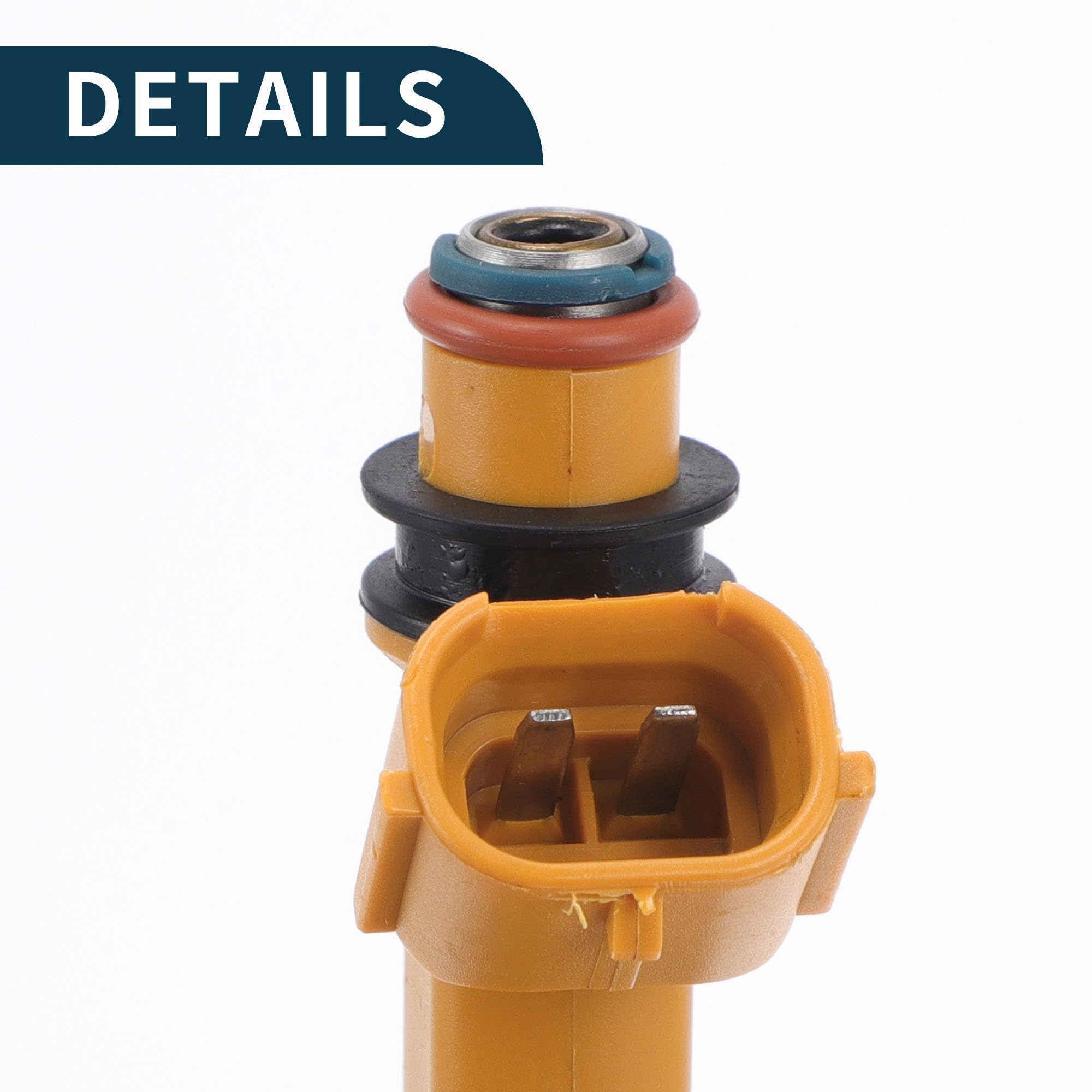 Injecteur De Carburant Pour Suzuki Swift 1.5 2007-2011 1 Pc | Couleur Orange, Matériau Plastique Et Métal, 2 Broches, Disque À 12 Trous, Numéro OE 1571086G00, Remplacement Direct