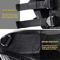 Vista 3 de vAv YAKEDA Chaleco táctico ultraligero transpirable para exteriores, chaleco de entrenamiento Airsoft ajustable para adultos