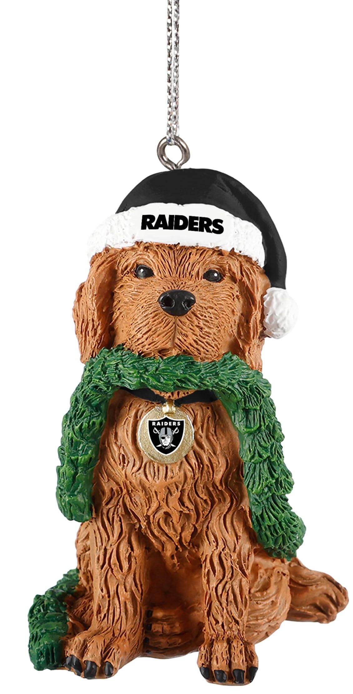 FOCO Las Vegas Raiders Dog Holiday Ornament