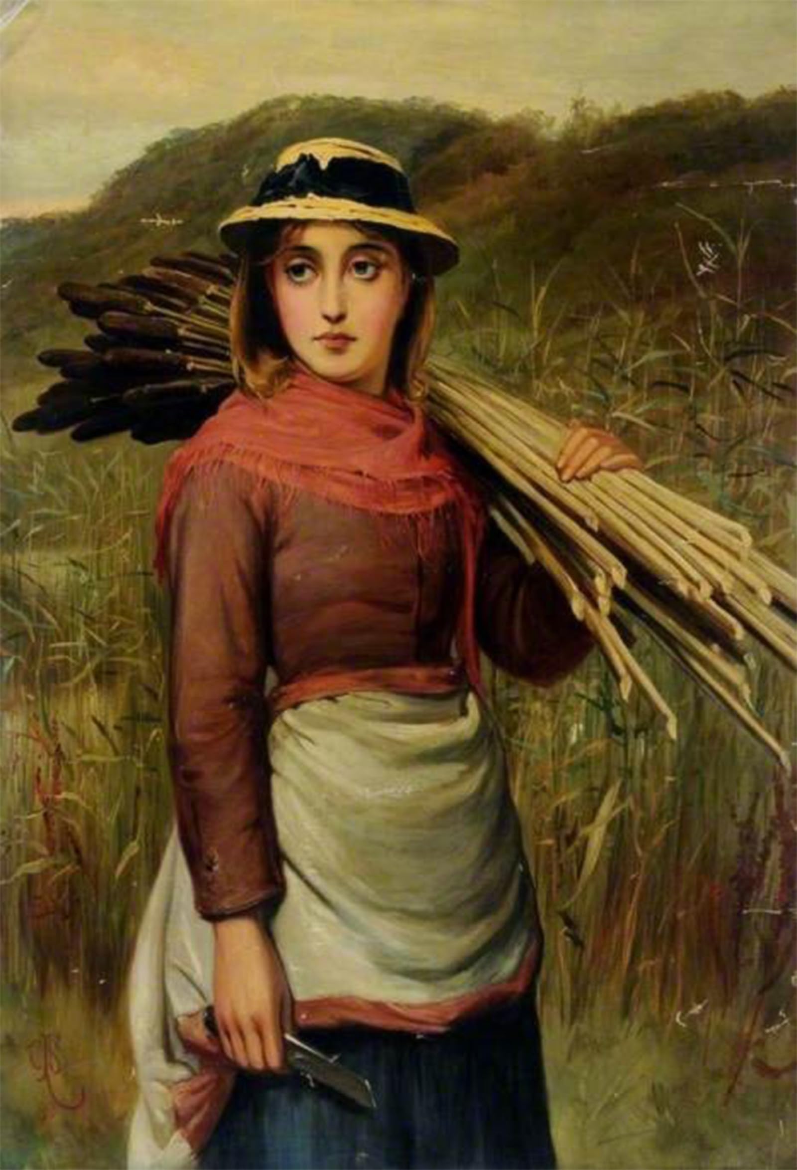SERENDIPITP Vintage Picture Print on Canvas Wall Art Poster Portrait with by Charles Sillem Lidderdale Artwork Print Poster for Wall Decor 60x90cm