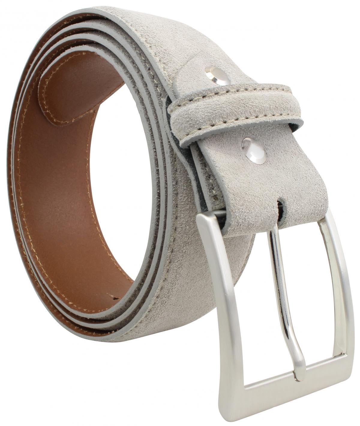 BELTINGER Veloursleder-Gürtel 4 cm | Hochwertiger Herren-Ledergürtel 40mm | Wildleder-Gürtel