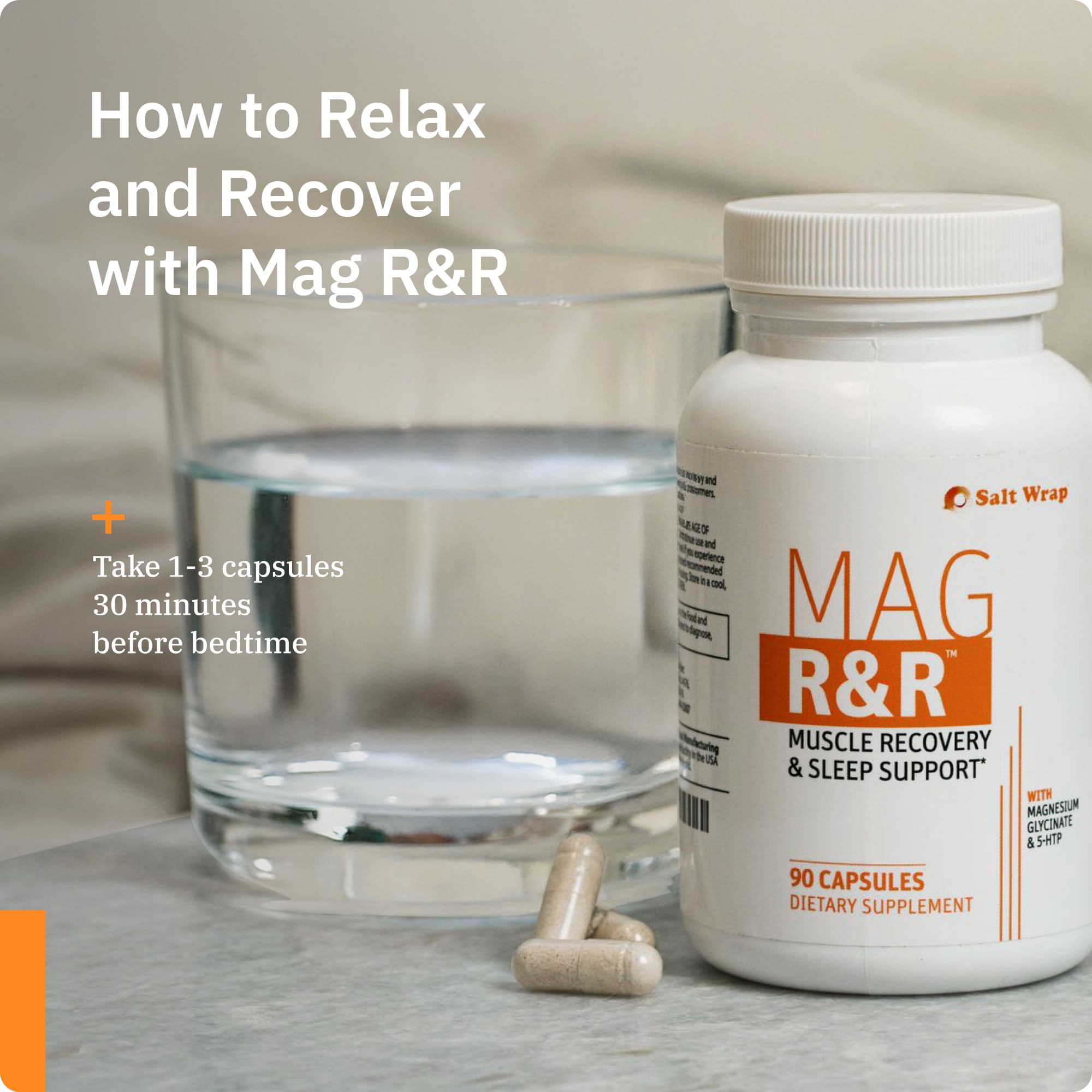SaltWrap Mag R&R Nighttime Muscle Cramp Relief, 90 Caps — Amazon image 5