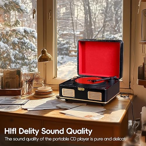 Miniatura 3 de Reproductor de CD (1966b-BK)