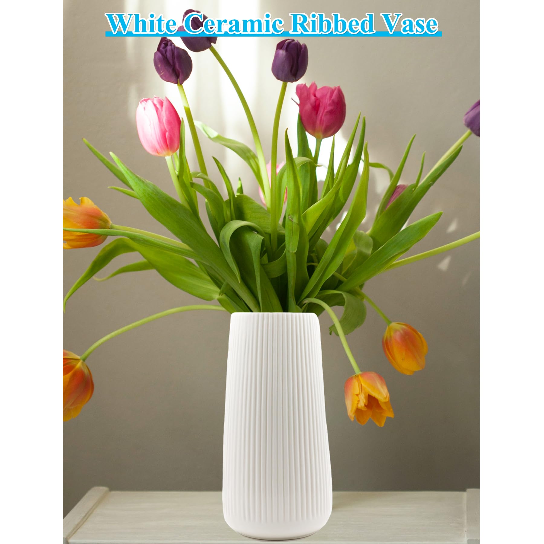 Porzellan-Creme-Vase für Wohnzimmer abstrakt nordisch modern dekorativ Blume wei Porzellan-Creme-Vase für Wohnzimmer abstrakt nordisch modern dekorativ Blume wei