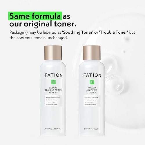 Miniatura 3 de Fation Nosca9 Soothing Toner S | Tónico exfoliante 2% PHA y LHA para pieles sensibles | Hidratante, hipdrante y de rápida absorción coreana (paquete