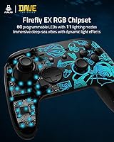 Vista 3 de Switch 2 Pro Controller with Charging Dock for Nintendo Switch2/1/OLED, Luminex Wireless Controller with One-Key Wake Up/Hall Effect/7 LED