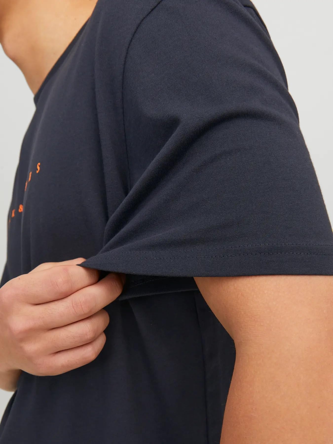 JACK & JONES Camiseta para Hombre con Logo, L