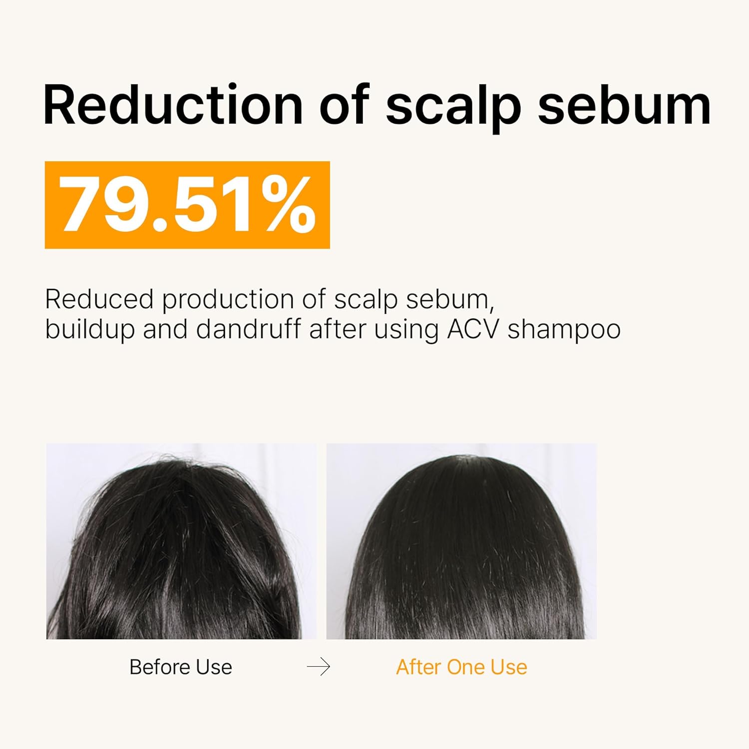 LA'DOR LADOR Apple Cider Vinegar Clarifying Shampoo w/Tea Tree Sub-Acidic pH-balanced - Glossy Shine Refreshing for Greasy Dandruff Oily Scalp Hair Free of Silicone Paraben Sulfate 14.5 Fl Oz Korean - Image 5