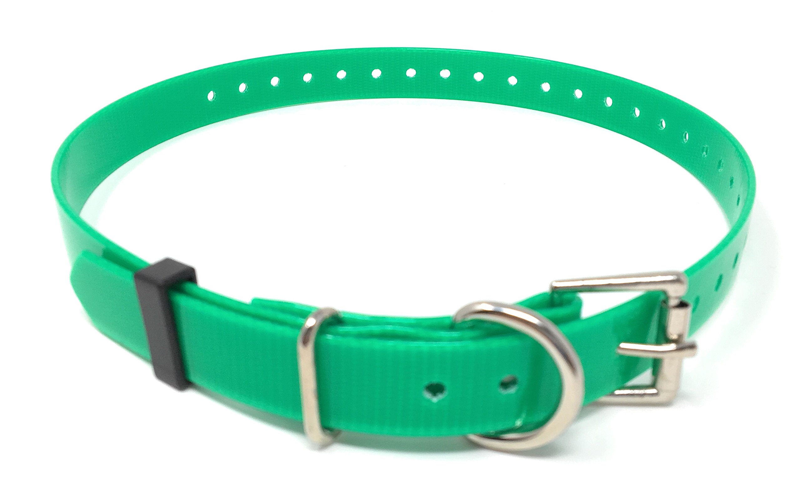 Sparky Pet Co - High-Flex 1" Roller Buckle Replacement Collars (Green)