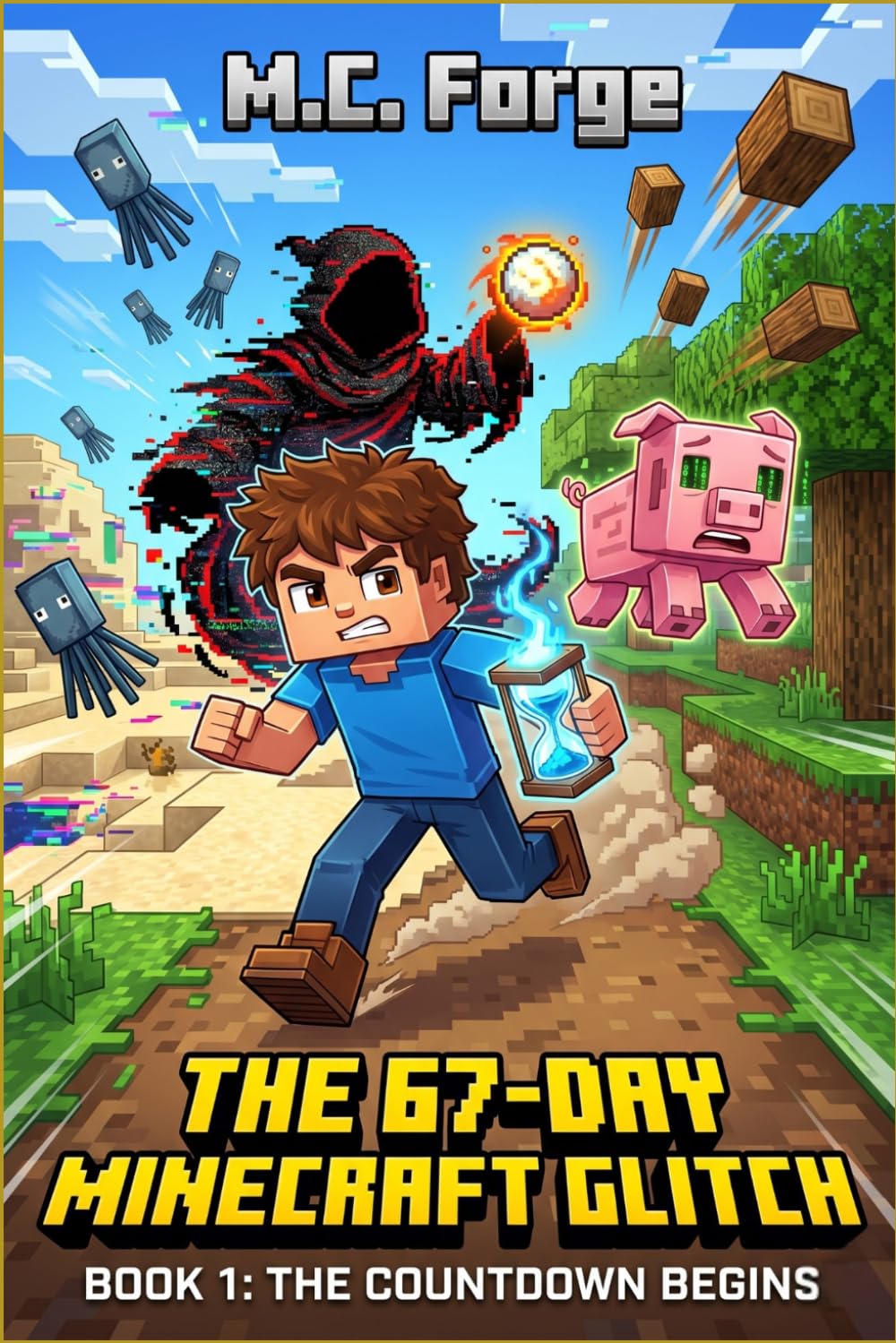 The 67-Day Minecraft Glitch: Book 1: The Countdown Begins. An Epic 8-Bit Video Game Adventure for Kids 8-13 Ages