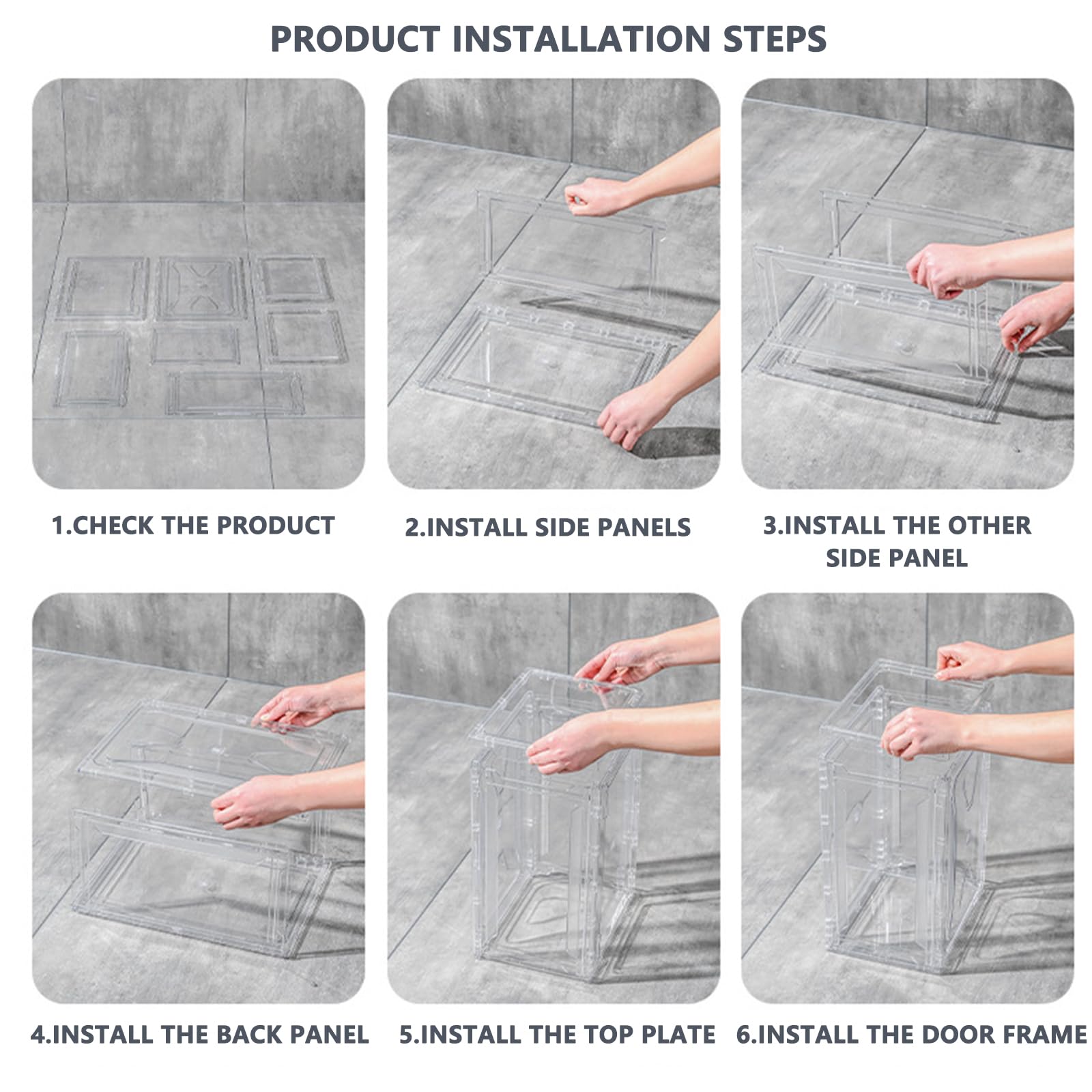 4-stöckiger Acryl Display Case Für Pop Mart & Blind Box Figuren - Staubdicht Mit Magnettür