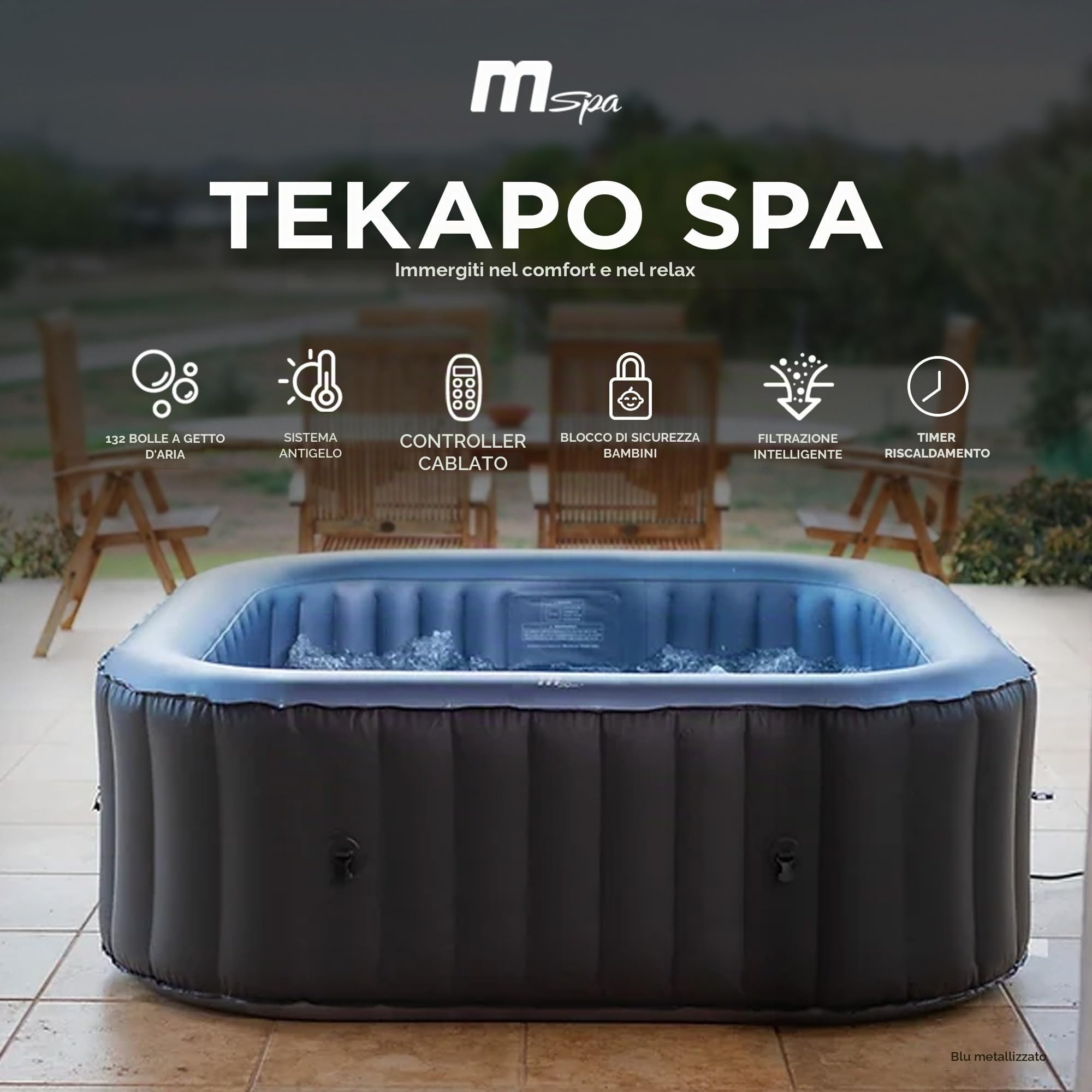 TEKAPO - Spa gonfiabile 6 posti MSpa